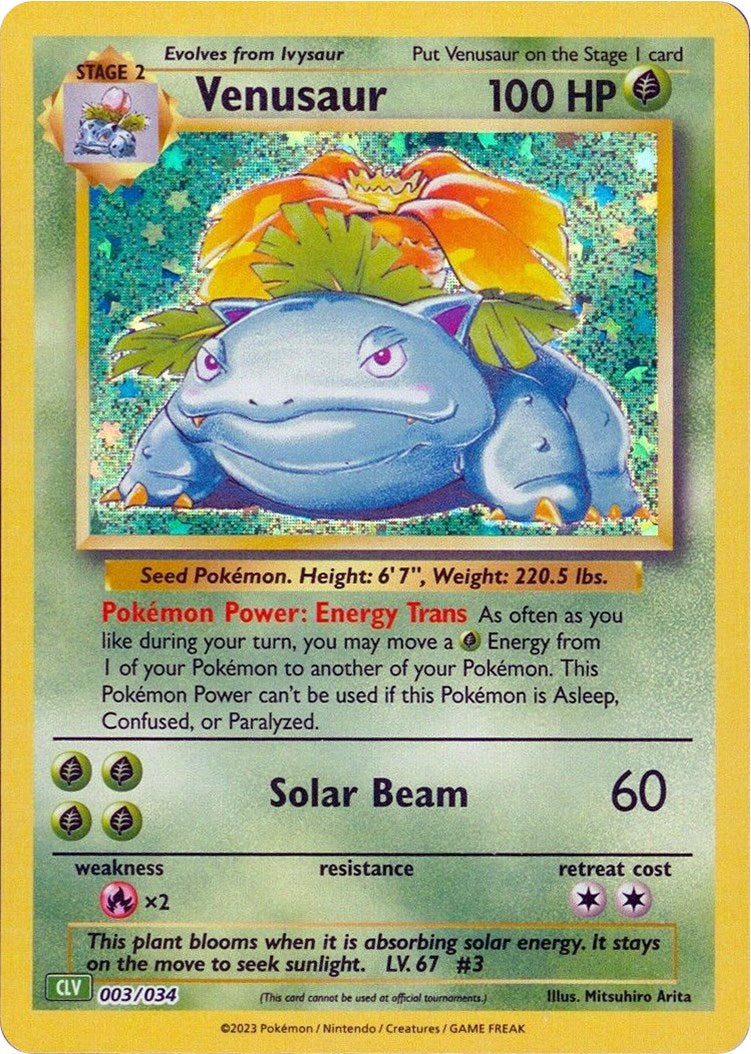 Venusaur [Trading Card Game Classic] | Jomio and Rueliete's Cards and Comics