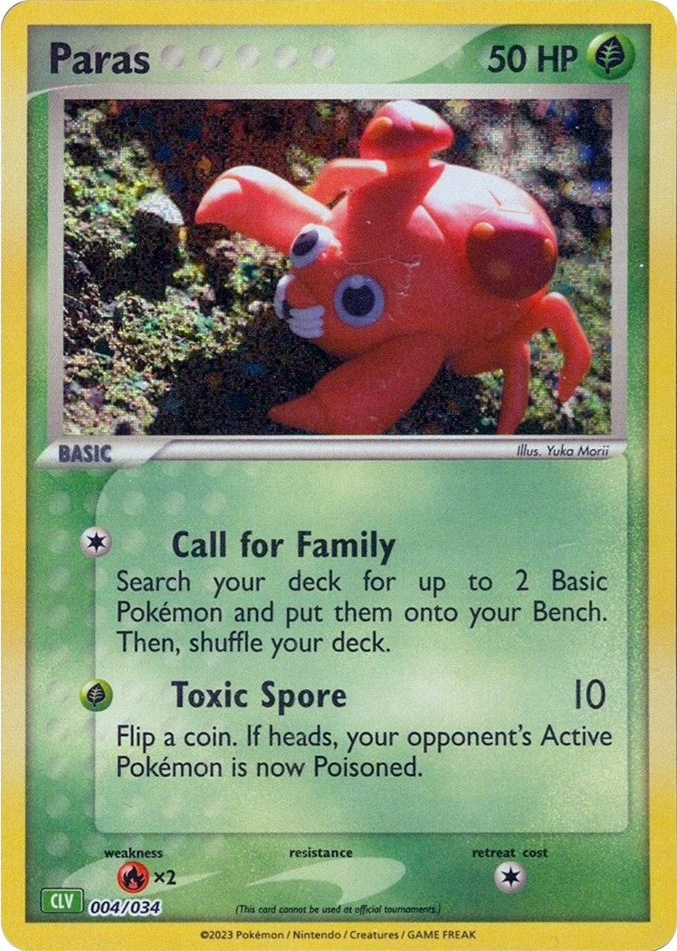 Paras [Trading Card Game Classic] | Jomio and Rueliete's Cards and Comics