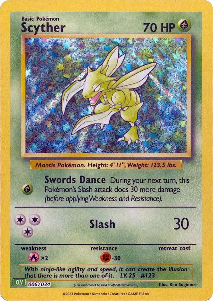 Scyther [Trading Card Game Classic] | Jomio and Rueliete's Cards and Comics