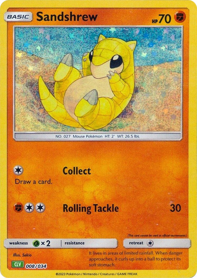 Sandshrew [Trading Card Game Classic] | Jomio and Rueliete's Cards and Comics