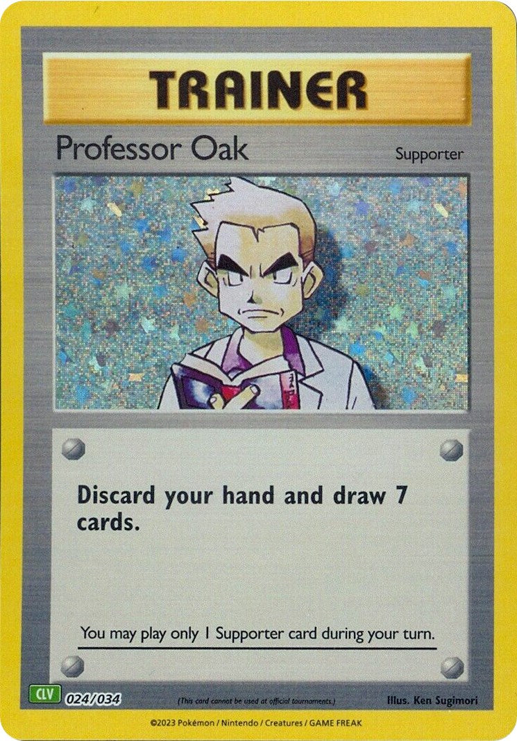 Professor Oak (CLV) [Trading Card Game Classic] | Jomio and Rueliete's Cards and Comics