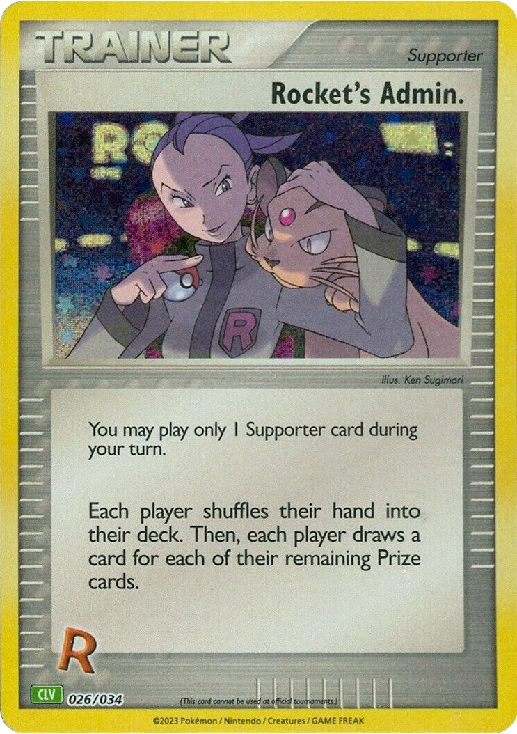 Rocket's Admin. (CLV) [Trading Card Game Classic] | Jomio and Rueliete's Cards and Comics