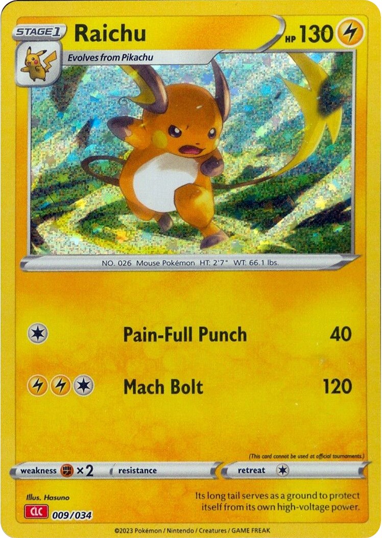 Raichu [Trading Card Game Classic] | Jomio and Rueliete's Cards and Comics