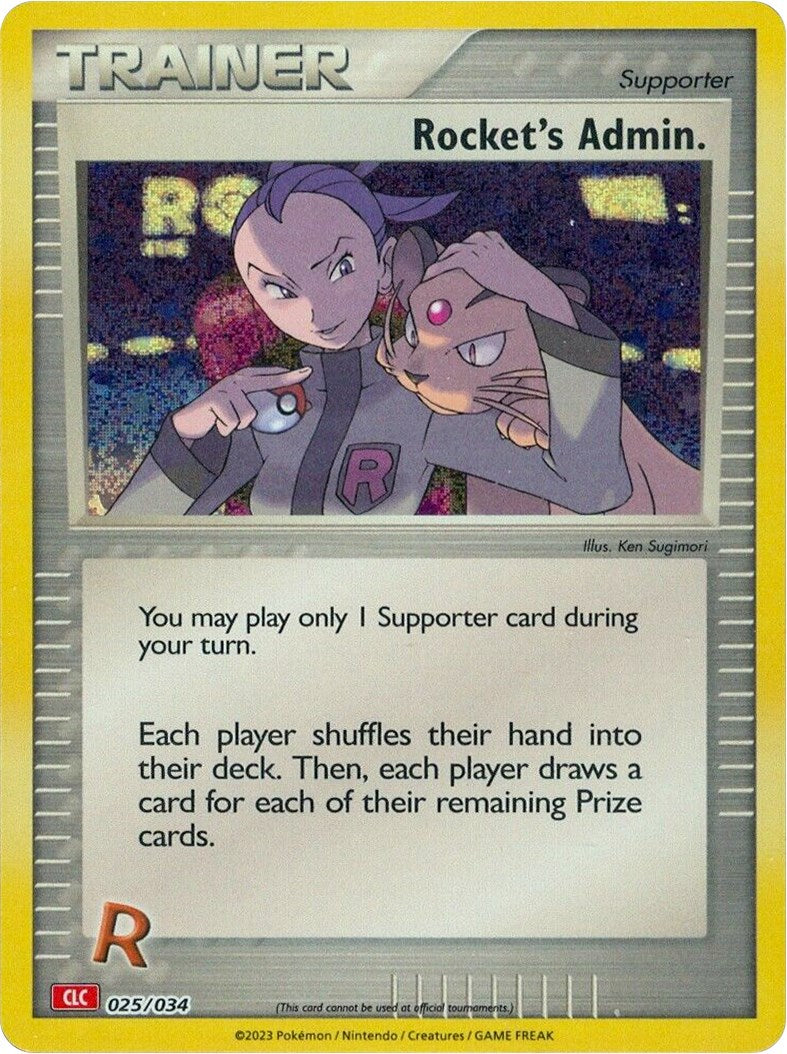 Rocket's Admin. (CLC) [Trading Card Game Classic] | Jomio and Rueliete's Cards and Comics