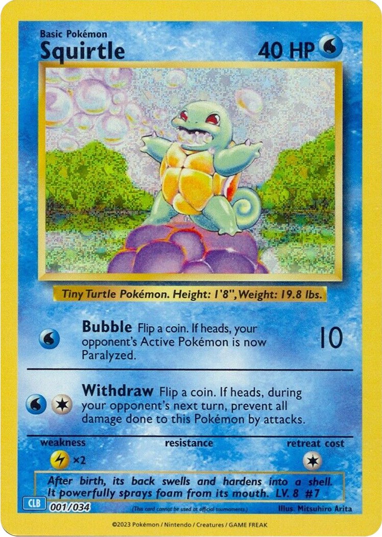 Squirtle [Trading Card Game Classic] | Jomio and Rueliete's Cards and Comics
