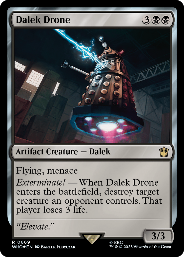 Dalek Drone (Surge Foil) [Doctor Who] | Jomio and Rueliete's Cards and Comics