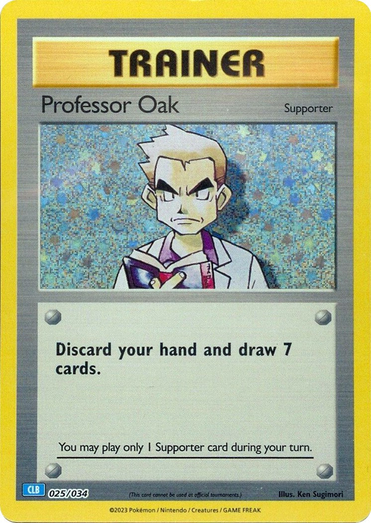 Professor Oak (CLB) [Trading Card Game Classic] | Jomio and Rueliete's Cards and Comics