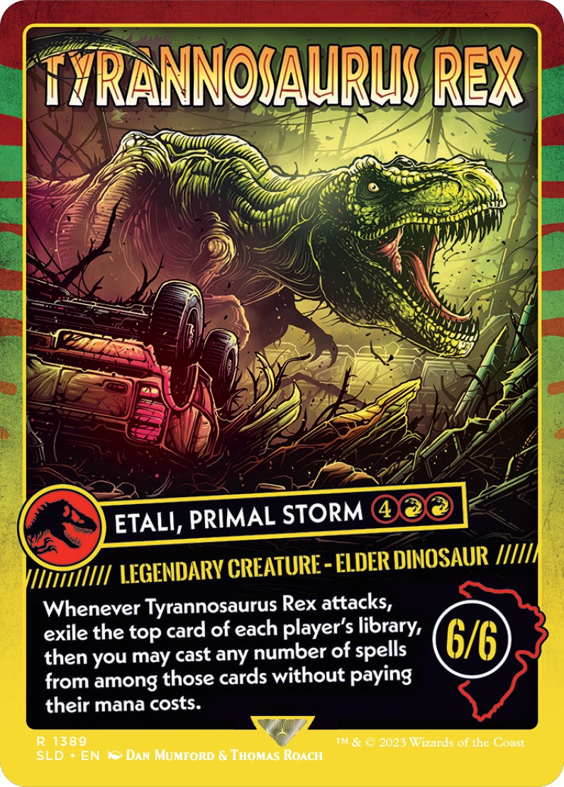 Tyrannosaurus Rex - Etali, Primal Storm [Secret Lair Drop Series] | Jomio and Rueliete's Cards and Comics