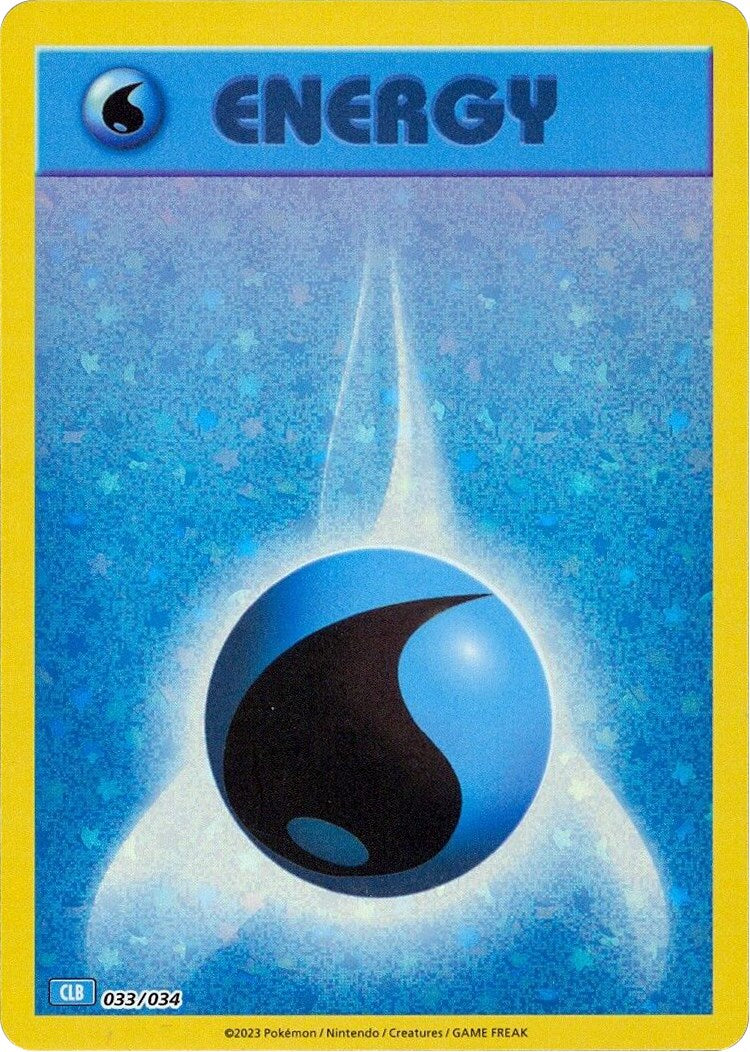 Basic Water Energy [Trading Card Game Classic] | Jomio and Rueliete's Cards and Comics