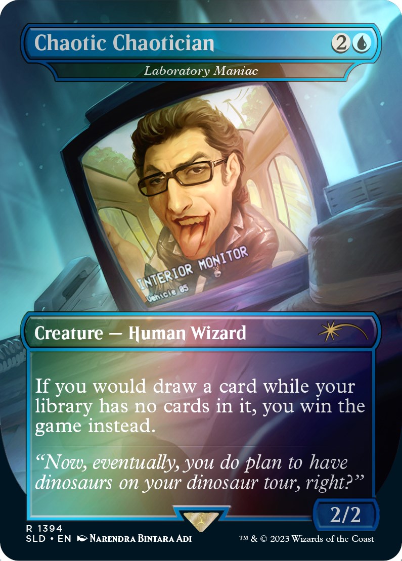 Chaotic Chaotician - Laboratory Maniac (Rainbow Foil) [Secret Lair Drop Series] | Jomio and Rueliete's Cards and Comics