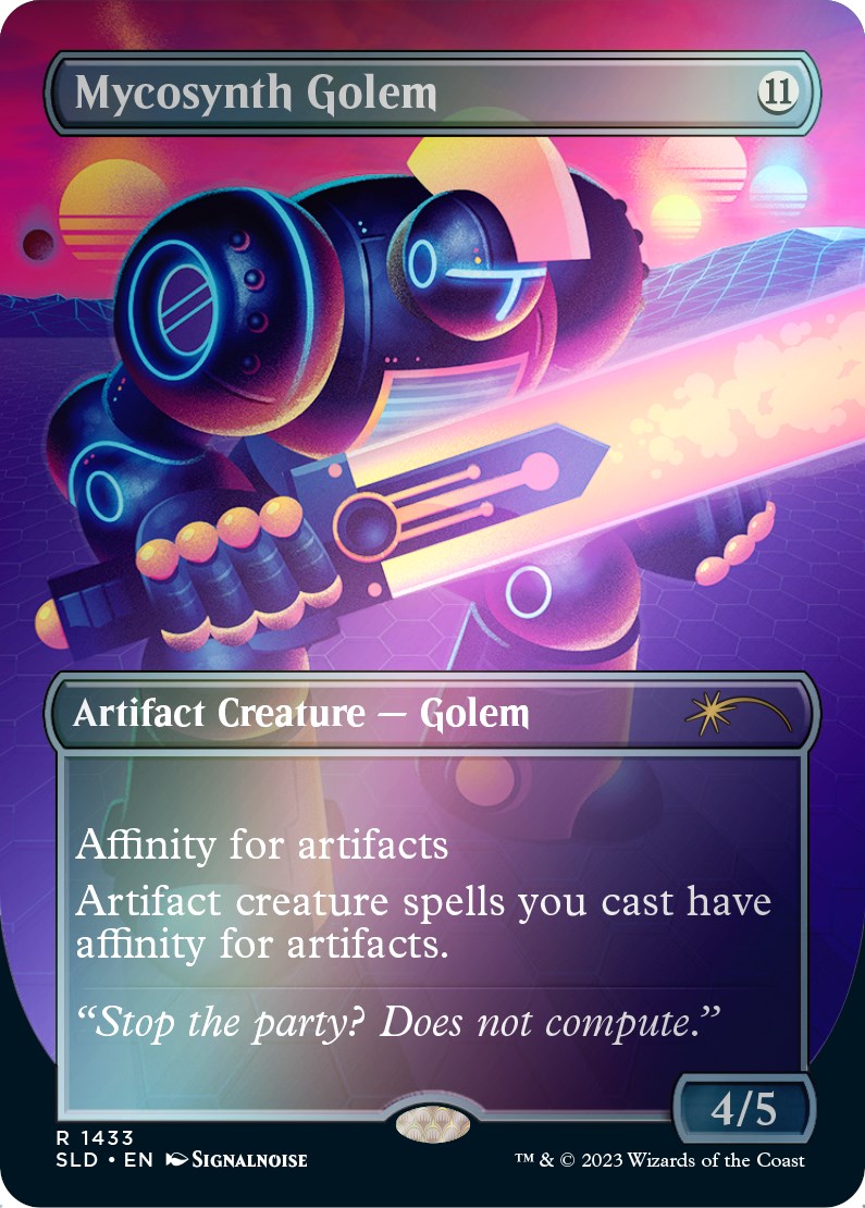 Mycosynth Golem (Rainbow Foil) [Secret Lair Drop Series] | Jomio and Rueliete's Cards and Comics