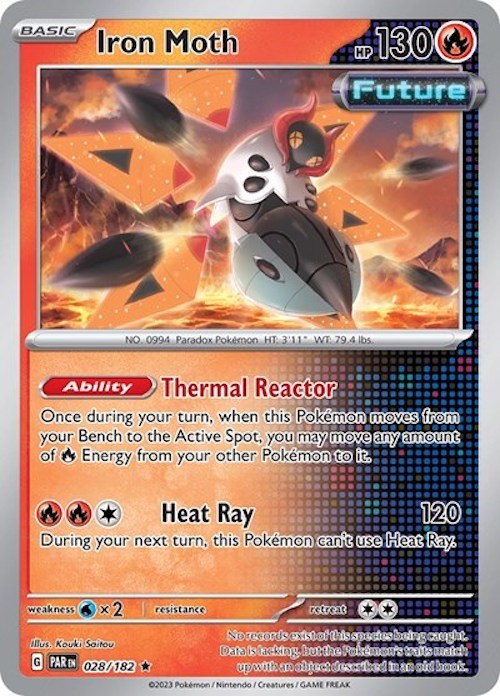 Iron Moth (028/182) (Build & Battle Box) [Scarlet & Violet: Paradox Rift] | Jomio and Rueliete's Cards and Comics