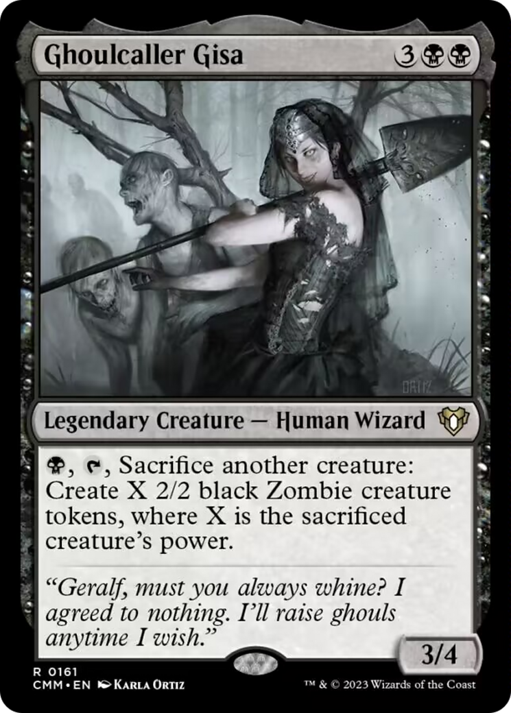 Ghoulcaller Gisa [Commander Masters] | Jomio and Rueliete's Cards and Comics
