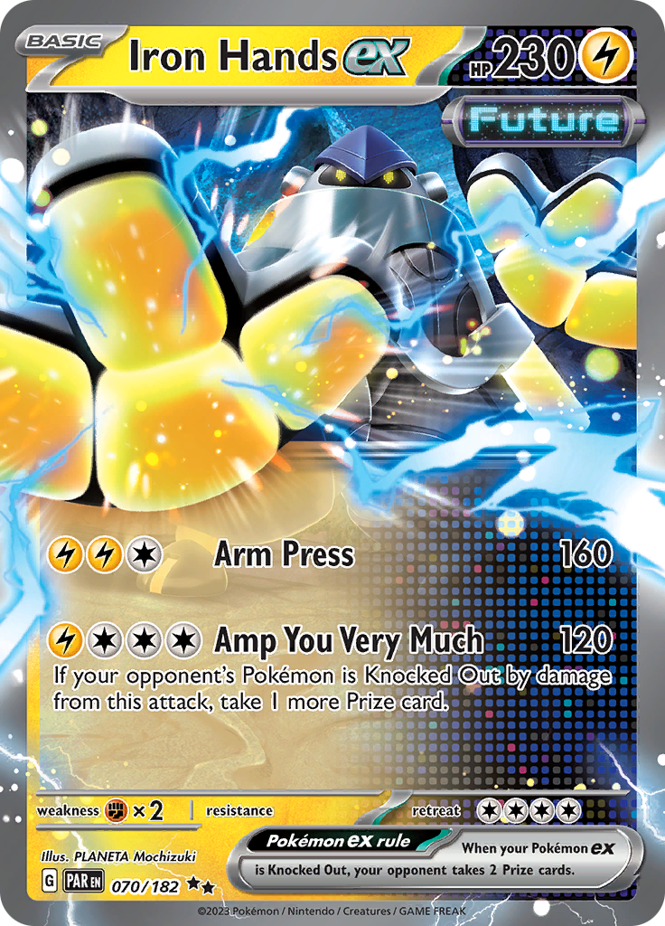 Iron Hands ex (070/182) [Scarlet & Violet: Paradox Rift] | Jomio and Rueliete's Cards and Comics