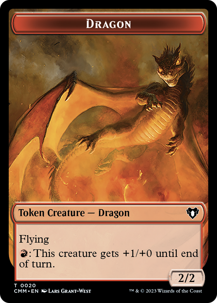 Dragon Token (20) [Commander Masters Tokens] | Jomio and Rueliete's Cards and Comics