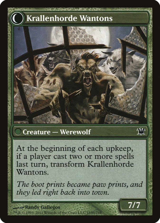 Grizzled Outcasts // Krallenhorde Wantons [Innistrad] | Jomio and Rueliete's Cards and Comics