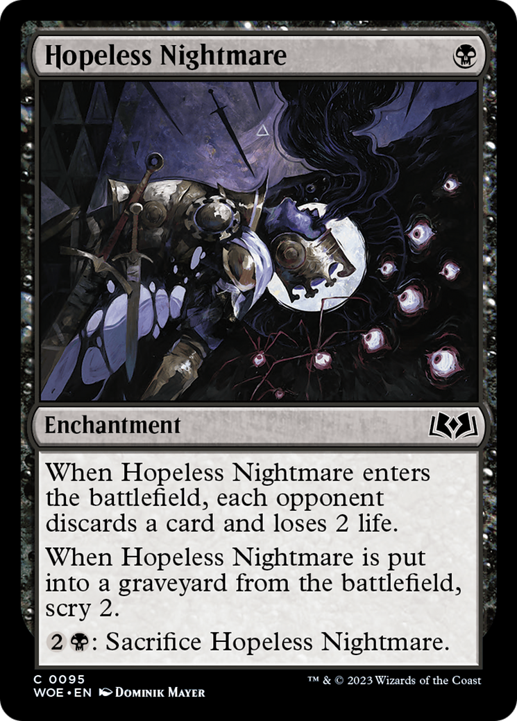 Hopeless Nightmare [Wilds of Eldraine] | Jomio and Rueliete's Cards and Comics