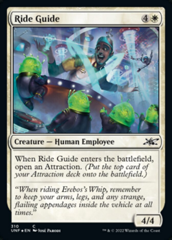 Ride Guide (Galaxy Foil) [Unfinity] | Jomio and Rueliete's Cards and Comics