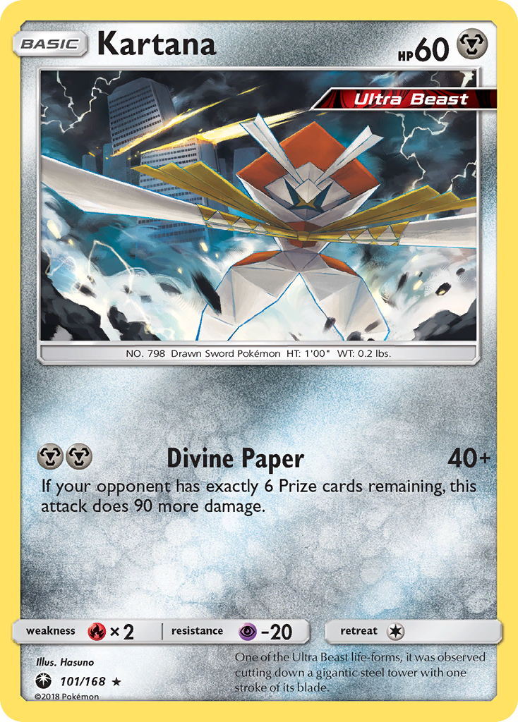 Kartana (101/168) [Sun & Moon: Celestial Storm] | Jomio and Rueliete's Cards and Comics
