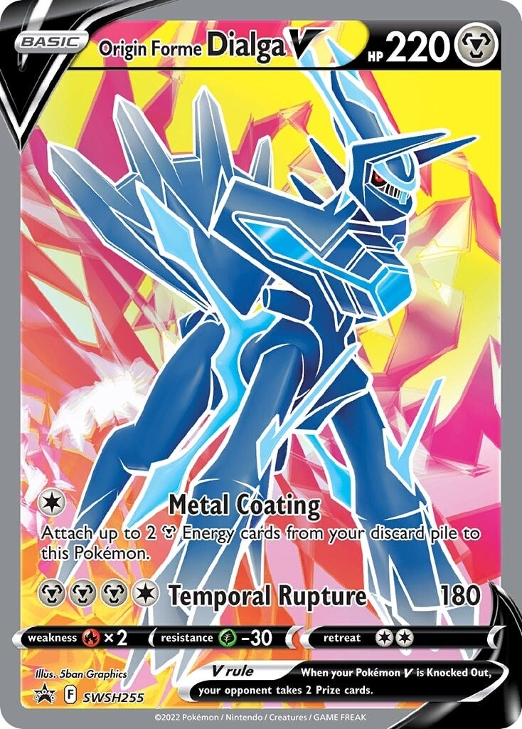 Origin Forme Dialga V (SWSH255) [Sword & Shield: Black Star Promos] | Jomio and Rueliete's Cards and Comics