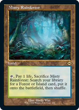 Misty Rainforest (Retro) [Modern Horizons 2] | Jomio and Rueliete's Cards and Comics