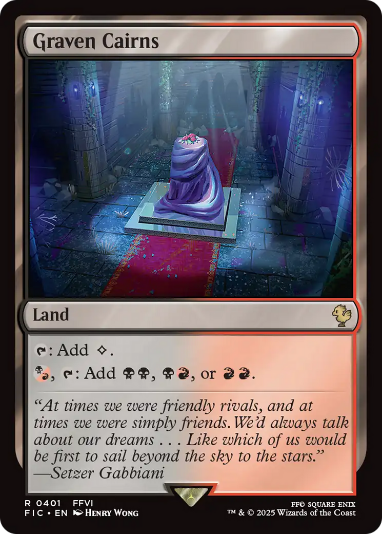 Graven Cairns [FINAL FANTASY Commander] | Jomio and Rueliete's Cards and Comics