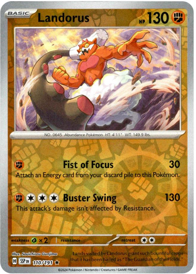 Landorus (110/191) [Scarlet & Violet: Surging Sparks] | Jomio and Rueliete's Cards and Comics