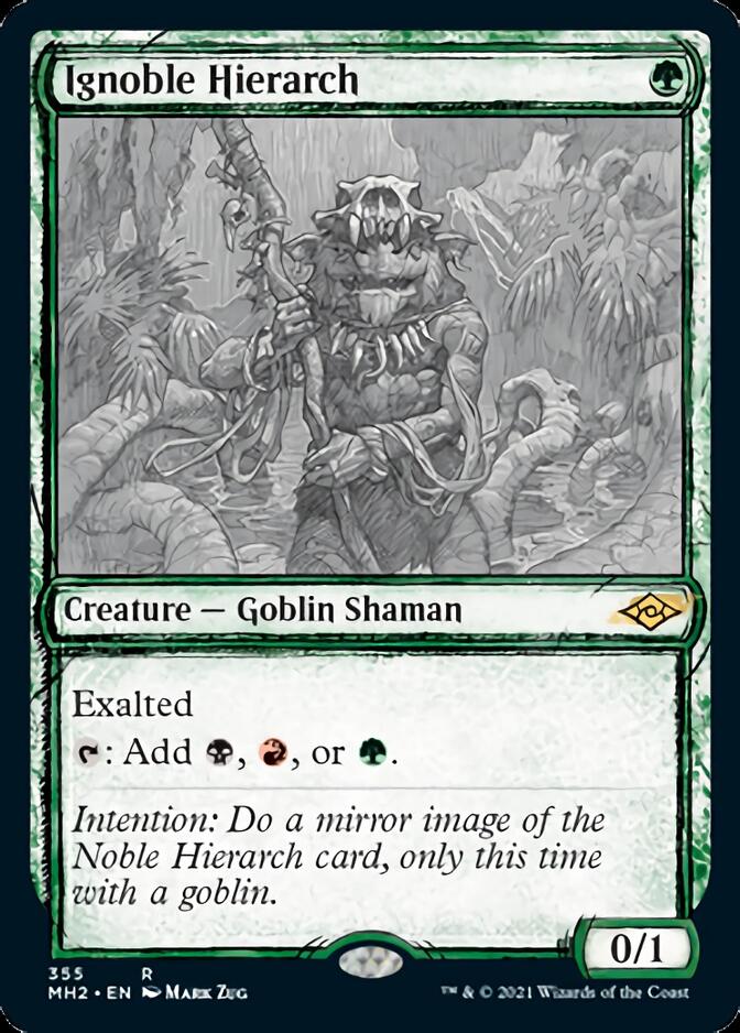 Ignoble Hierarch (Sketch) [Modern Horizons 2] | Jomio and Rueliete's Cards and Comics