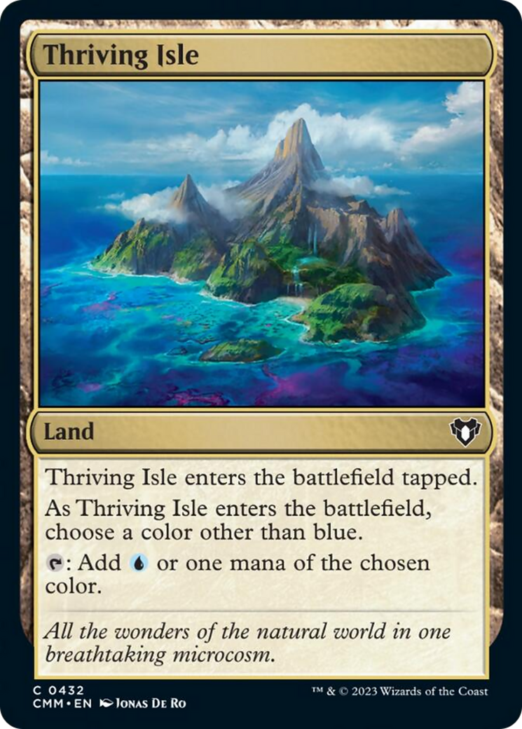 Thriving Isle [Commander Masters] | Jomio and Rueliete's Cards and Comics