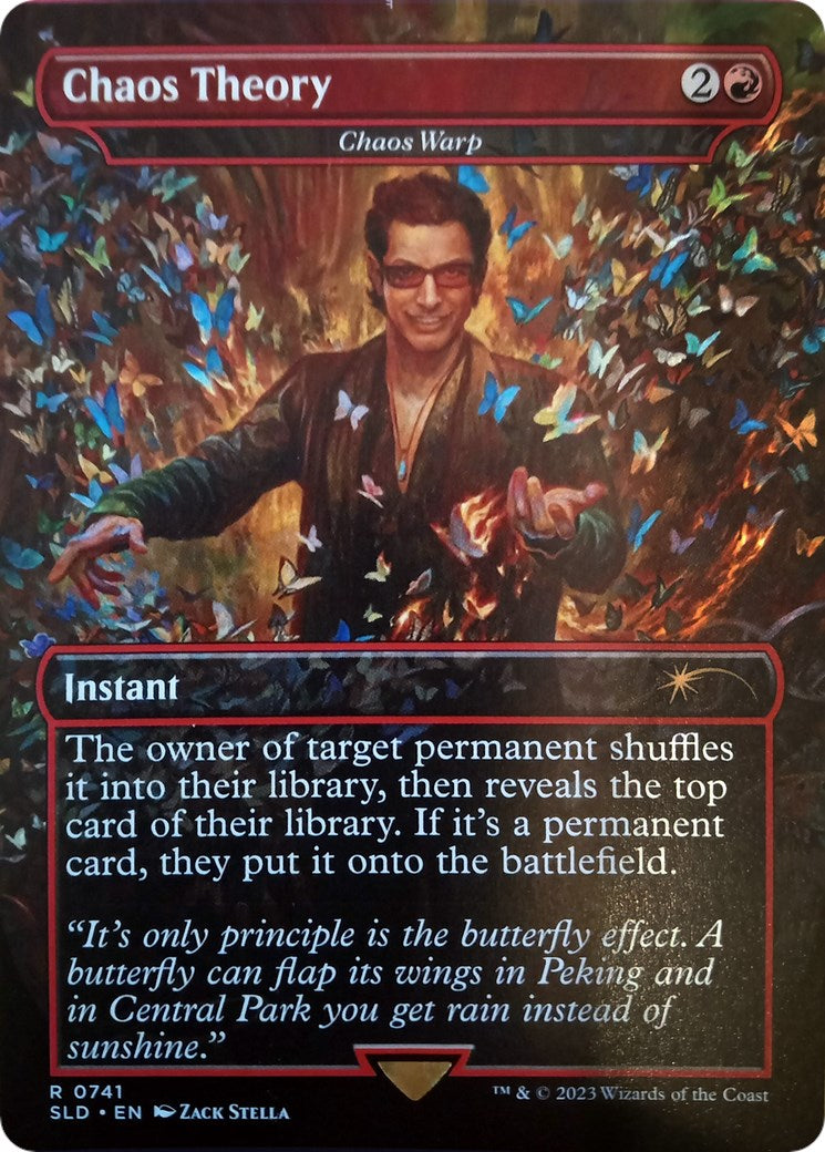 Chaos Theory - Chaos Warp (Rainbow Foil) [Secret Lair Drop Series] | Jomio and Rueliete's Cards and Comics