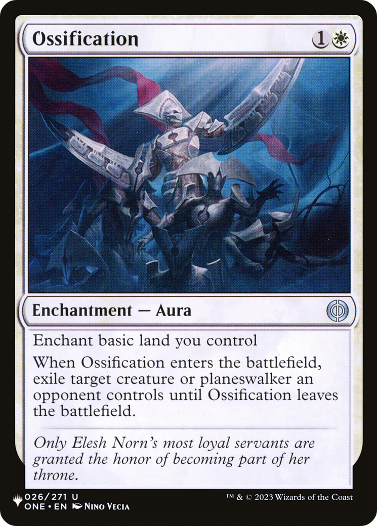 Ossification [The List] | Jomio and Rueliete's Cards and Comics