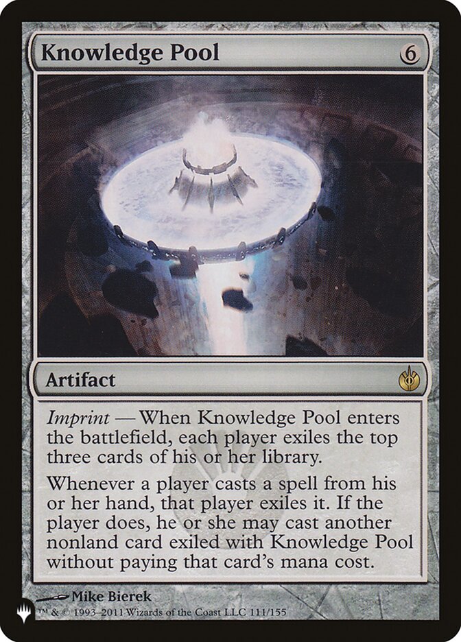 Knowledge Pool [The List] | Jomio and Rueliete's Cards and Comics