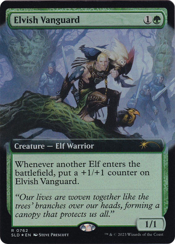 Elvish Vanguard (Extended Art) [Secret Lair Drop Series] | Jomio and Rueliete's Cards and Comics