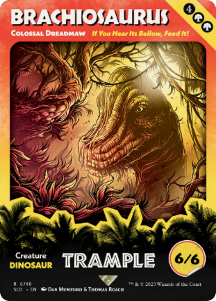 Brachiosaurus - Colossal Dreadmaw [Secret Lair Drop Series] | Jomio and Rueliete's Cards and Comics