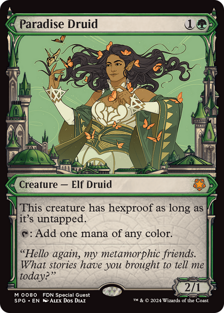 Paradise Druid (Showcase) [Foundations Special Guests] | Jomio and Rueliete's Cards and Comics