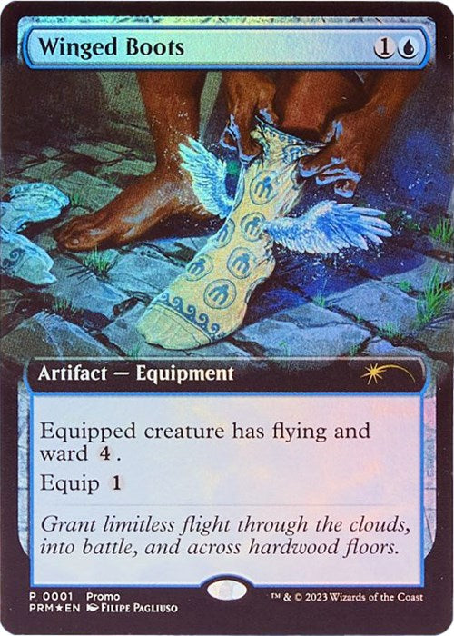 Winged Boots [Media Promos] | Jomio and Rueliete's Cards and Comics