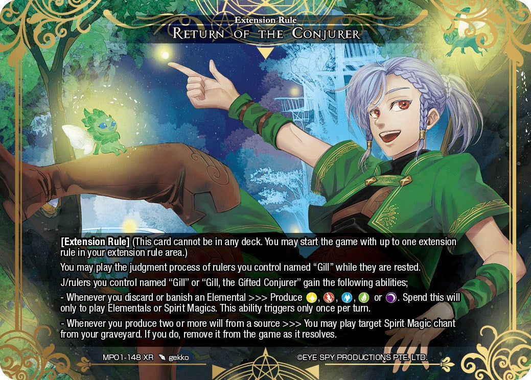 Return of the Conjurer (MP01-148 XR) [Masterpiece "Pilgrim-Memories"] | Jomio and Rueliete's Cards and Comics