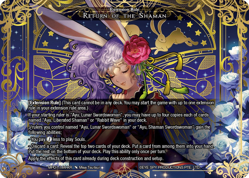Return of the Shaman (MP01-144 XR) [Masterpiece "Pilgrim-Memories"] | Jomio and Rueliete's Cards and Comics