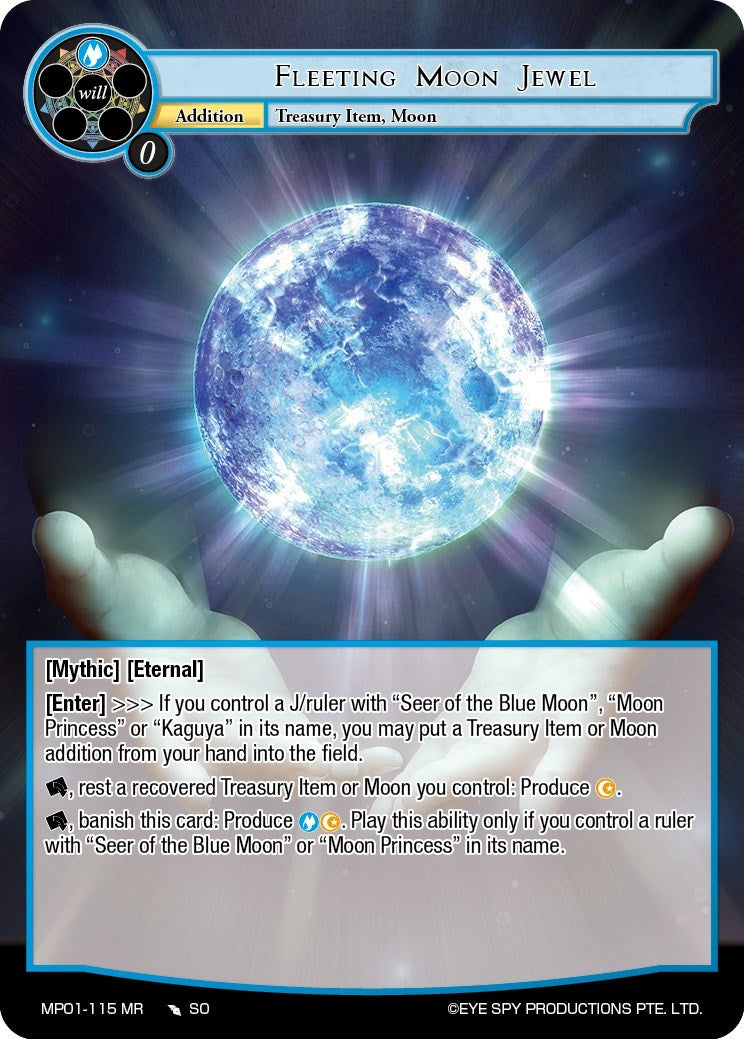 Fleeting Moon Jewel (MP01-115 MR) [Masterpiece "Pilgrim-Memories"] | Jomio and Rueliete's Cards and Comics