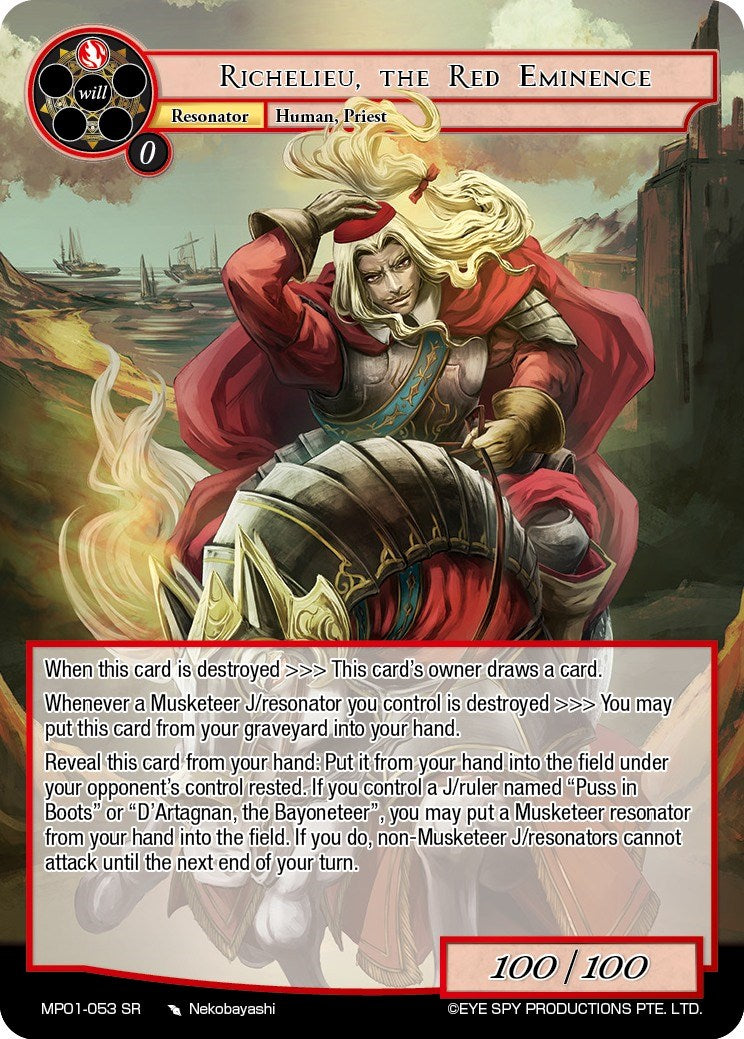 Richelieu, the Red Eminence (MP01-053 SR) [Masterpiece "Pilgrim-Memories"] | Jomio and Rueliete's Cards and Comics