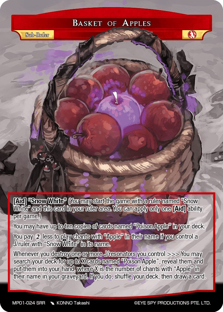 Basket of Apples (MP01-024 SRR) [Masterpiece "Pilgrim-Memories"] | Jomio and Rueliete's Cards and Comics