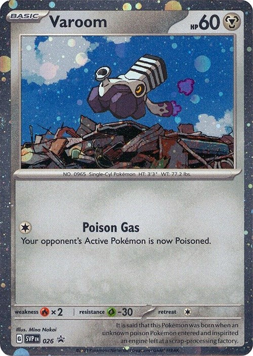 Varoom (026) (Cosmos Holo) [Scarlet & Violet: Black Star Promos] | Jomio and Rueliete's Cards and Comics