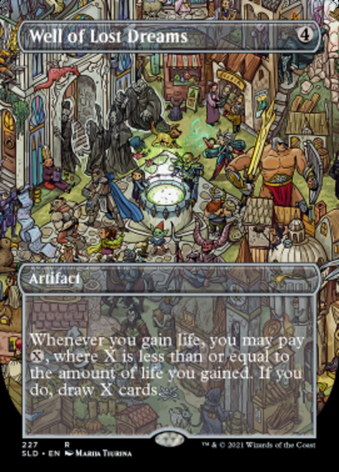 Well of Lost Dreams (227) (Borderless) [Secret Lair Drop Series] | Jomio and Rueliete's Cards and Comics
