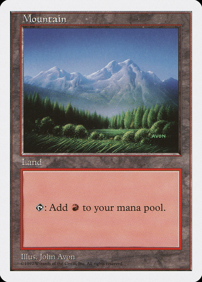Mountain (443) [Fifth Edition] | Jomio and Rueliete's Cards and Comics