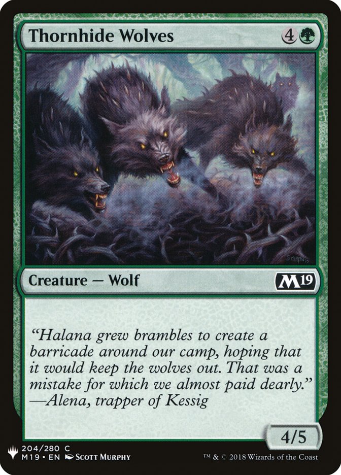 Thornhide Wolves [Mystery Booster] | Jomio and Rueliete's Cards and Comics
