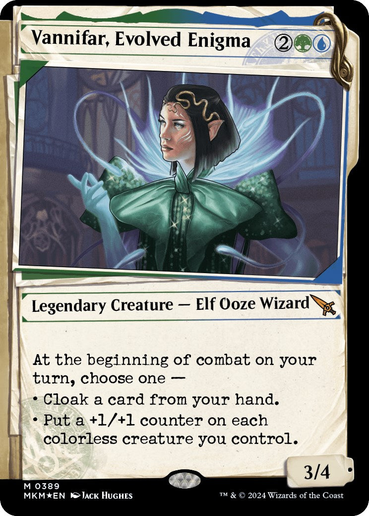 Vannifar, Evolved Enigma (Showcase) (Invisible Ink) [Murders at Karlov Manor] | Jomio and Rueliete's Cards and Comics