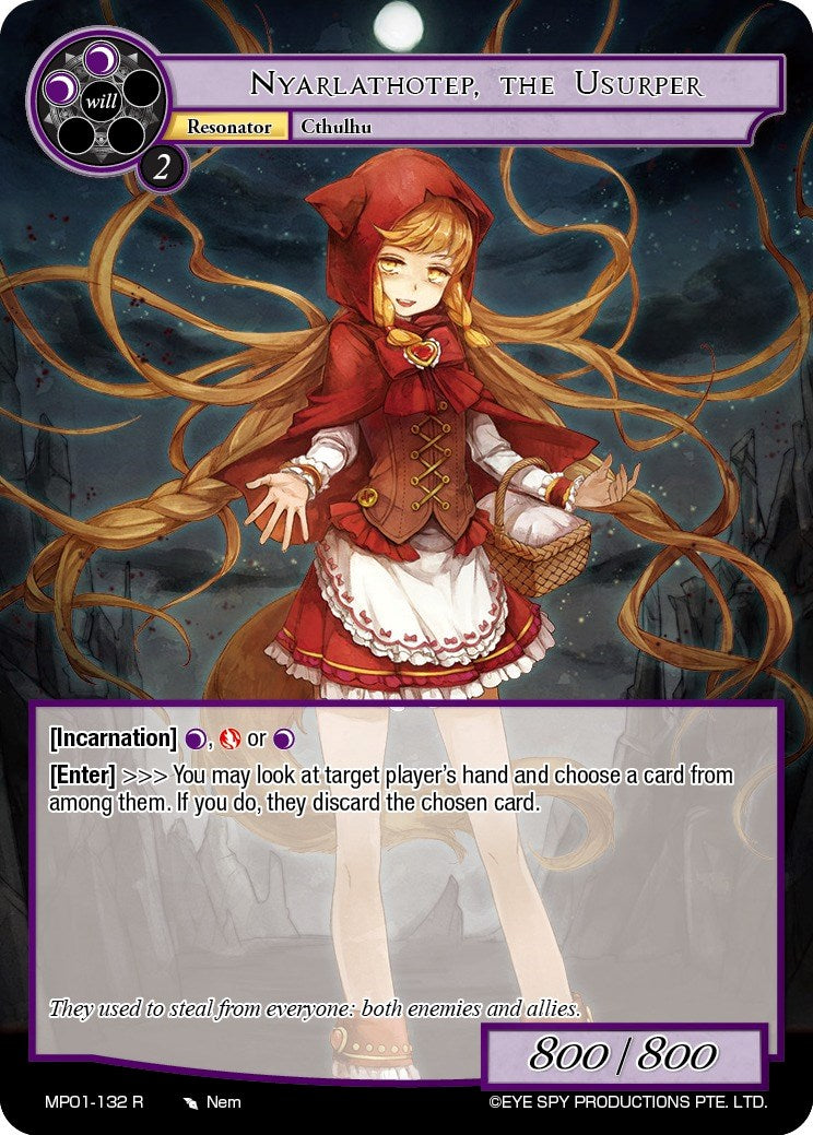 Nyarlathotep, the Usurper (MP01-132 R) [Masterpiece "Pilgrim-Memories"] | Jomio and Rueliete's Cards and Comics