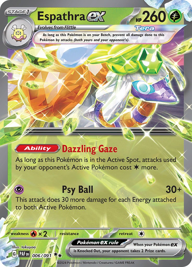 Espathra ex (006/091) [Scarlet & Violet: Paldean Fates] | Jomio and Rueliete's Cards and Comics