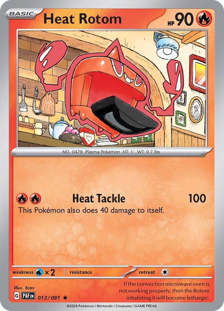 Heat Rotom (013/091) [Scarlet & Violet: Paldean Fates] | Jomio and Rueliete's Cards and Comics