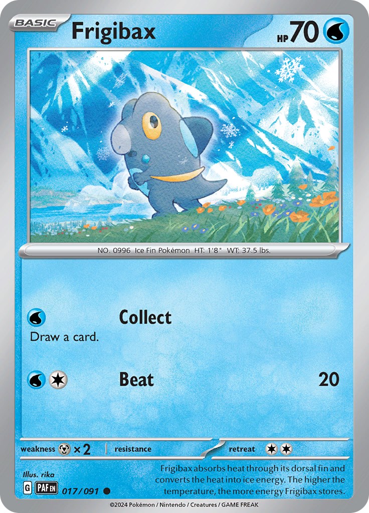 Frigibax (017/091) [Scarlet & Violet: Paldean Fates] | Jomio and Rueliete's Cards and Comics